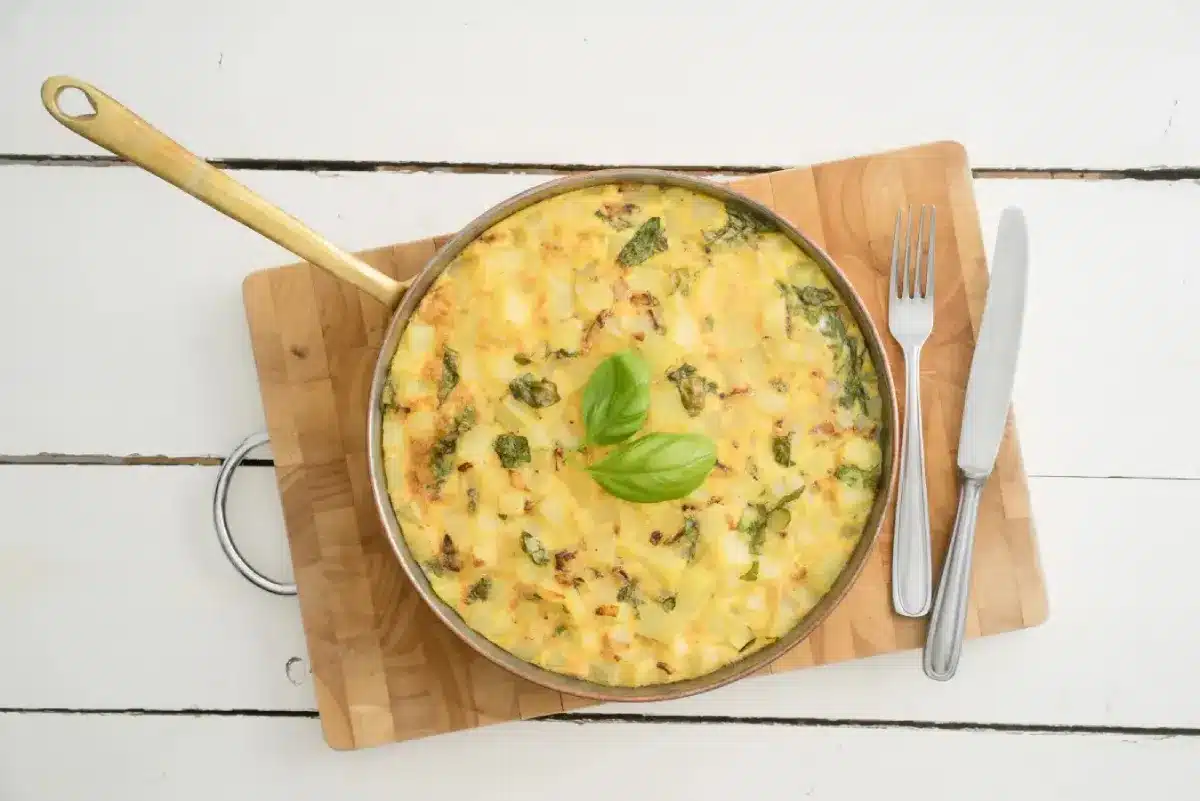 Comment préparer une frittata aux oignons ?