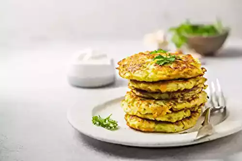 Pancakes courgette ricotta : pour un repas léger.