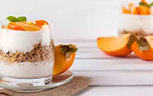 Panna cotta au kaki