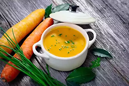 Soupe carotte au Cookeo : idéale en entrée ou en plat léger !