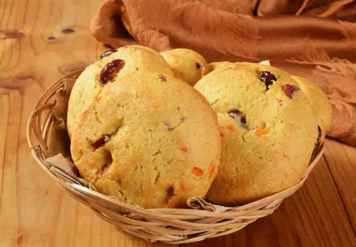 Cookies à l’Orange et aux Raisins Secs