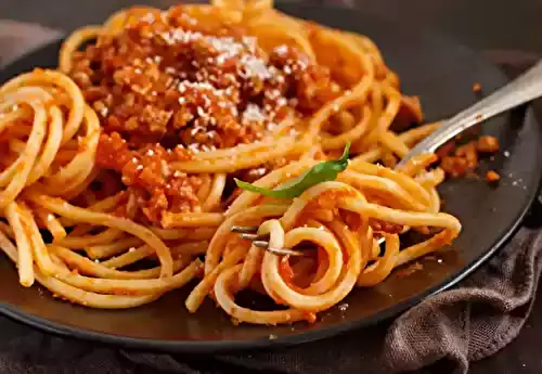 Spaghettis Bolognaise Maison