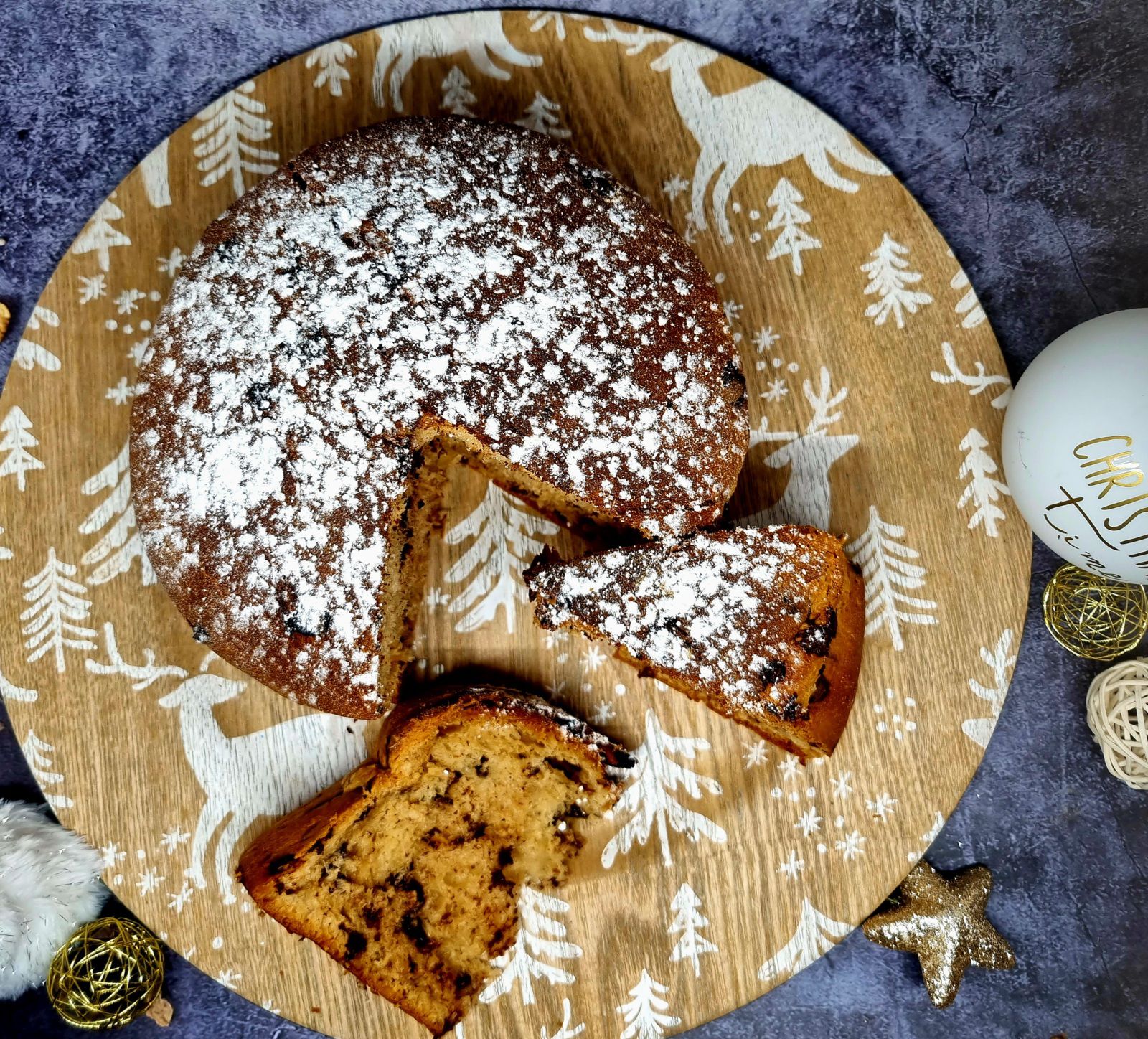 Panettone aux pépites de chocolat