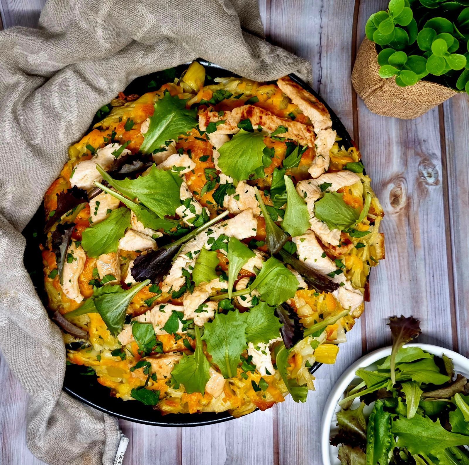 Galette poireaux pomme de terre