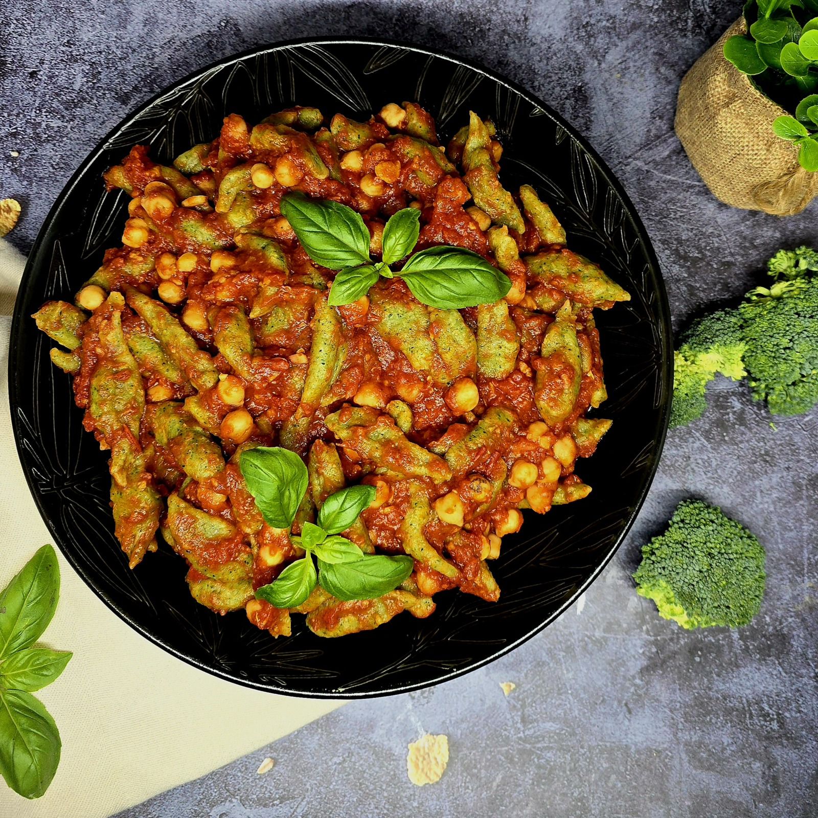 Pasta végane au brocoli