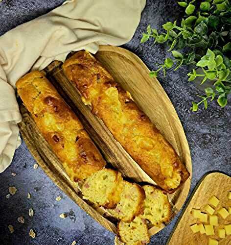 Cake lardons et comté ultra simple