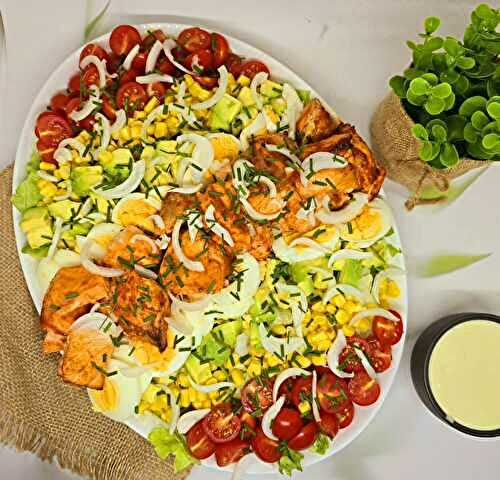 Salade cobb au saumon