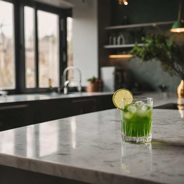 Menthe Verte et Gin Frappé