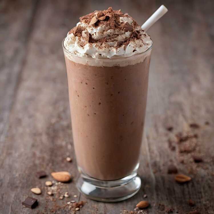 Milkshake au Chocolat et lait d'amandes