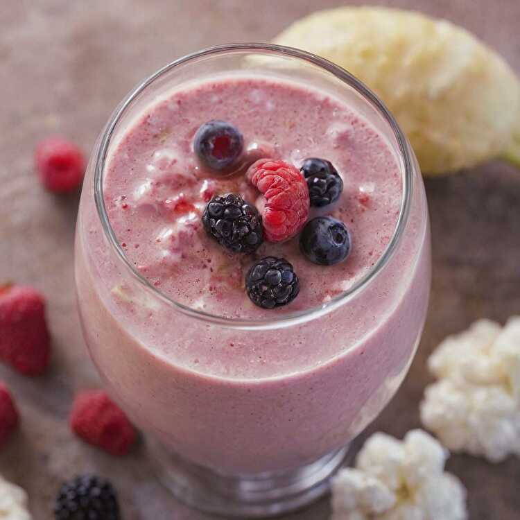 Smoothie Chou-Fleur et Fruits Rouges