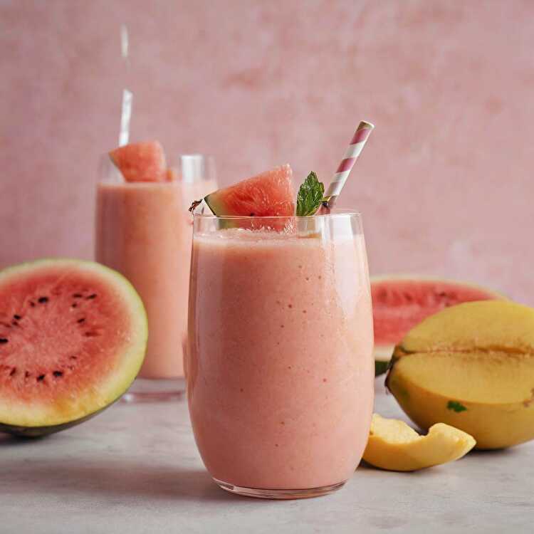 Smoothie Pastèque-Mangue