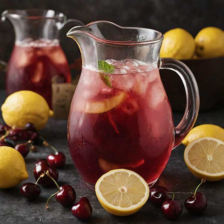 Limonade Rafraîchissante aux Cerises