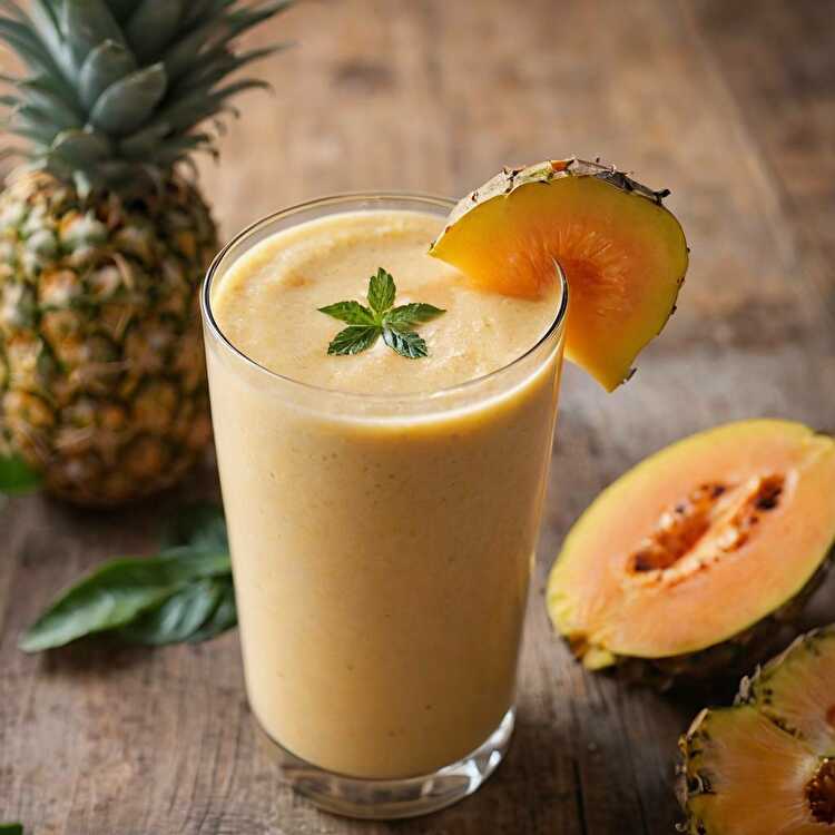 Smoothie à la Papaye et Ananas