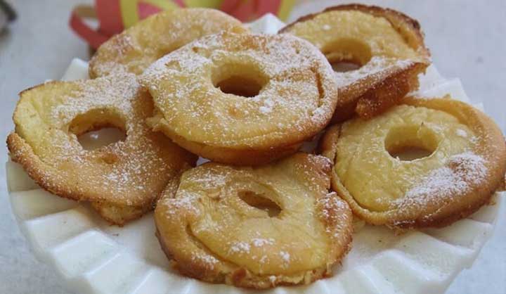 Beignet aux pommes cuites au four