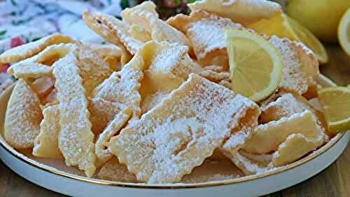 Chiacchiere au citron