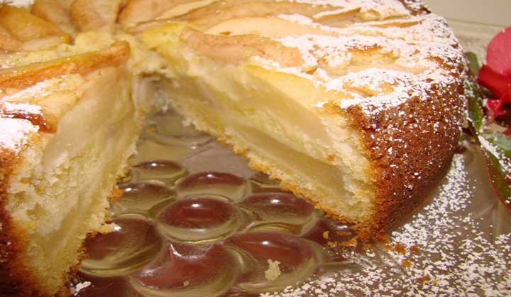 GÂTEAU FONDANT AUX POIRES