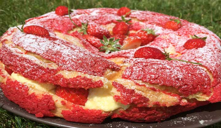 Paris-Brest aux fraises