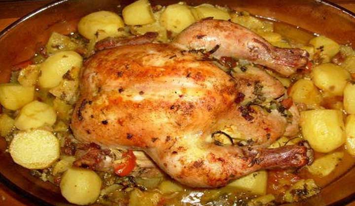 Poulet pomme de terre