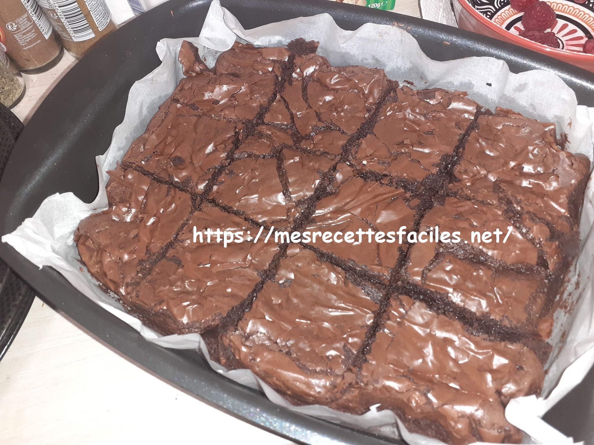 Recette de Brownies au Chocolat