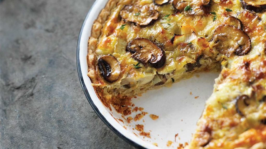 Recette Quiche aux champignons au thermomix