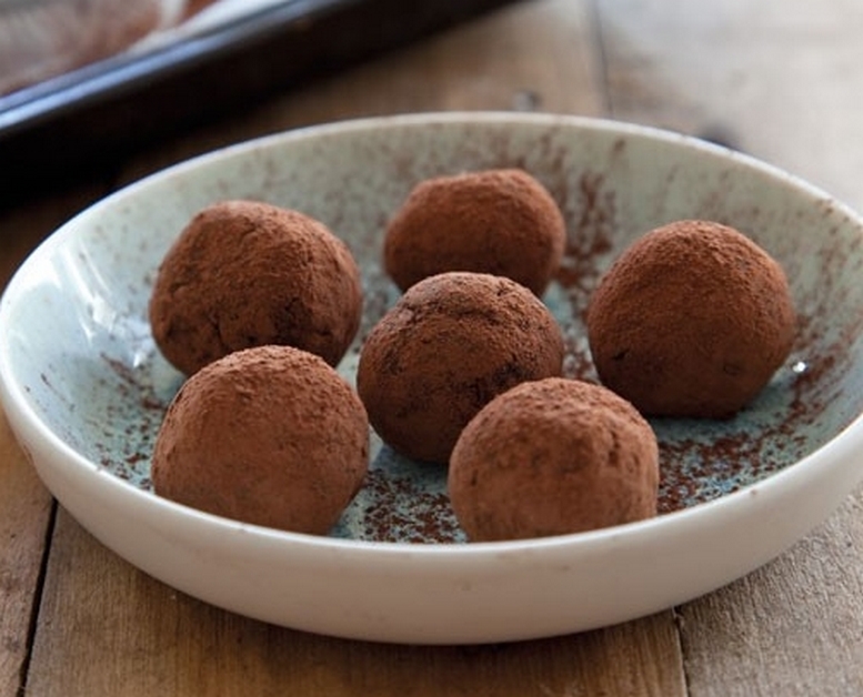 Truffes au chocolat de Noël