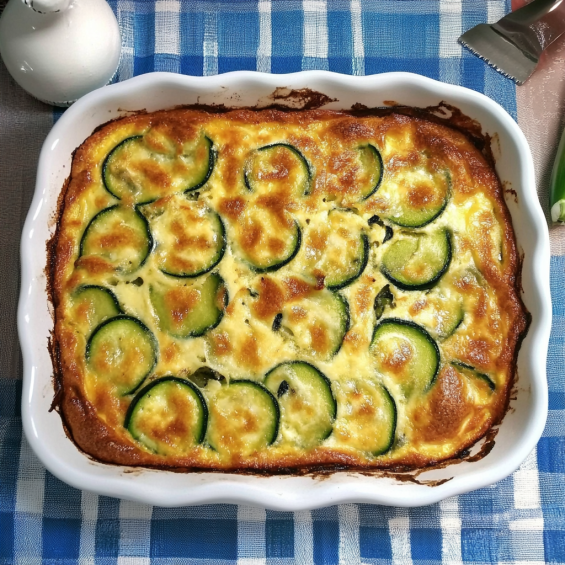 Flan de courgettes