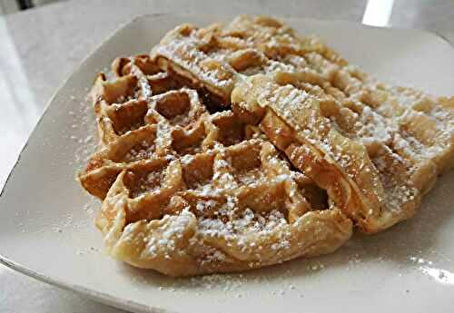 Gaufres Légères aux Amandes