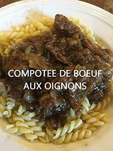 COMPOTEE DE BOEUF AUX OIGNONS