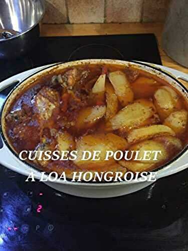 CUISSES DE POULET A LA HONGROISE