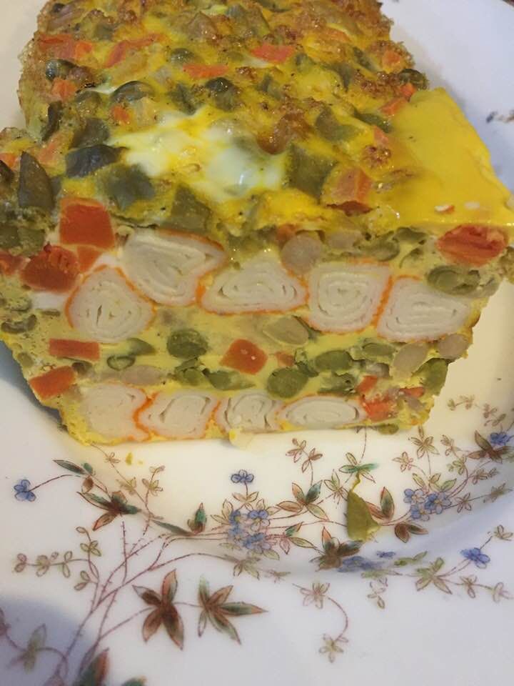 TERRINE DE MACÉDOINE ET SURIMI Faite par Dominique Cordova Je grosse boîte de Surimis... - RECETTES DE NATIE