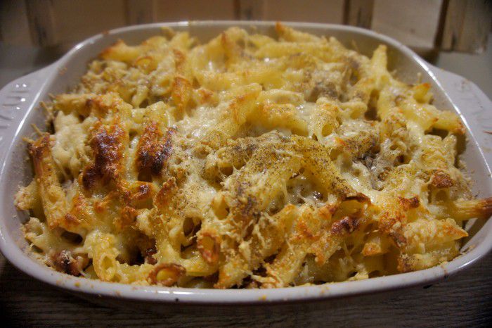 Gratin de Macaronis à l'Edam (coco de mort)-Recette Réunion - Recettes de Papounet