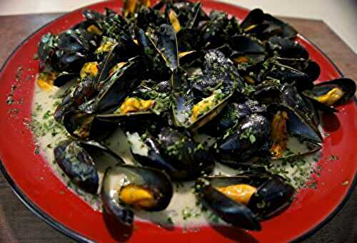 Recette Moules au Roquefort - Recettes de Papounet