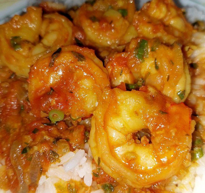 Rougail Crevettes-Recette île Maurice - Recettes de Papounet