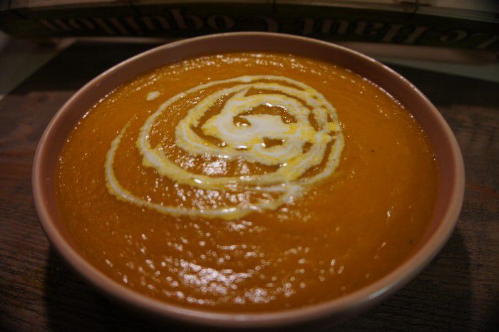 Velouté de carottes au comté - Recettes de Papounet