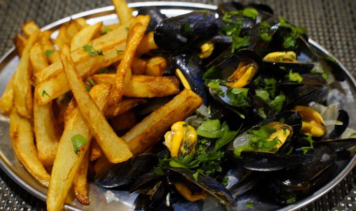 Moules frites - Recettes de Papounet