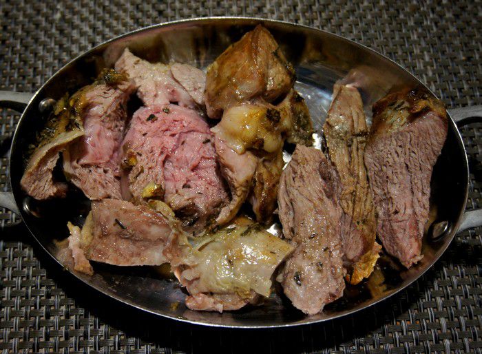 Gigot d'agneau au thym - Recettes de Papounet