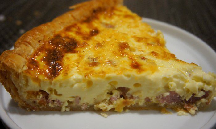 Quiche au jambon blanc facile - Recettes de Papounet