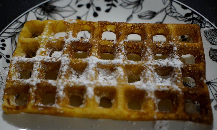 Gaufres croustillantes façon fête foraine - Recettes de Papounet