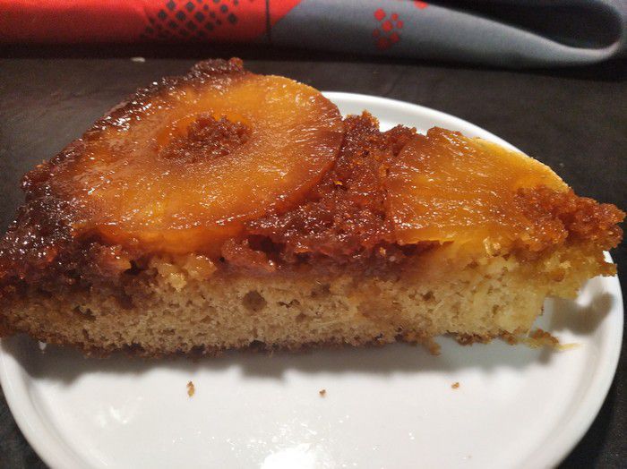 Gâteau à l'ananas caramélisé facile - Recettes de Papounet