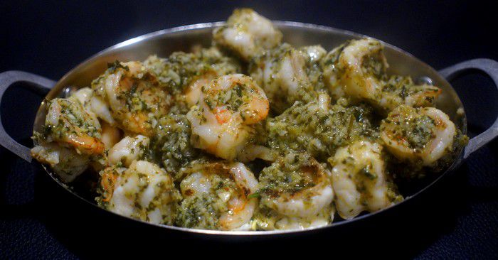 Crevettes au gingembre, ail et citron vert - Recettes de Papounet