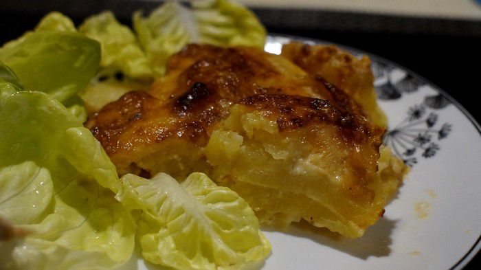 Gratin dauphinois au comté - Recettes de Papounet