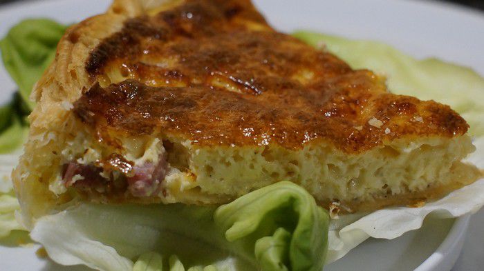 Quiche Lorraine au comté - Recettes de Papounet