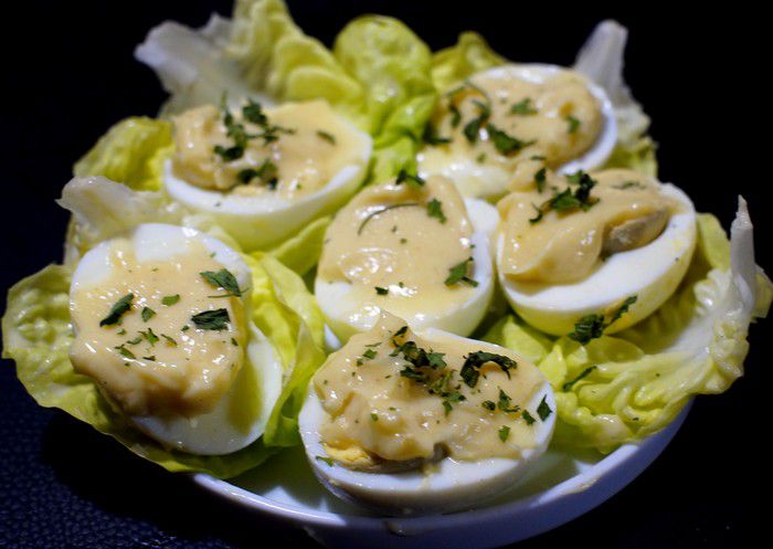 Recette des œufs durs mayonnaise - Recettes de Papounet