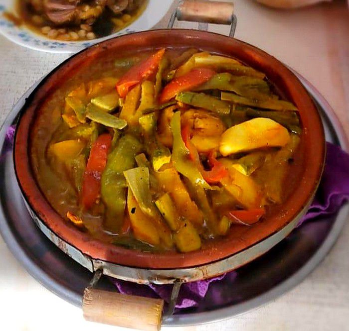 Tajine de poulet Marocain aux légumes - Recettes de Papounet