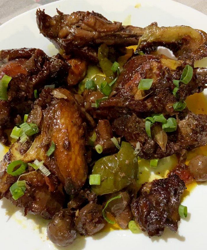 Civet de poulet créole-Recette Réunion (974) - Recettes de Papounet