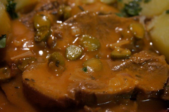 Langue de boeuf sauce piquante à l'ancienne - Recettes de Papounet