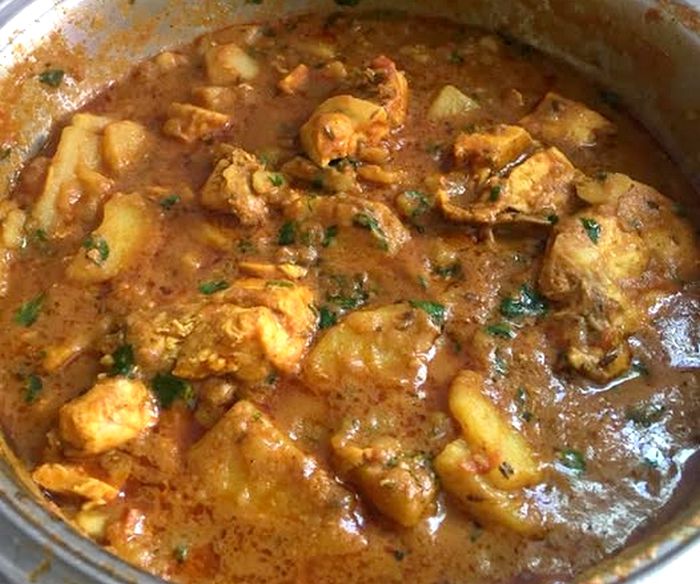 Curry de poulet au yaourt