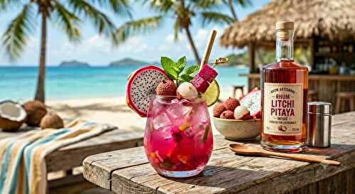 Rhum arrangé litchi fruit du dragon