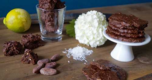 Biscuits choco-coco à IG bas (sans gluten et sans lactose)