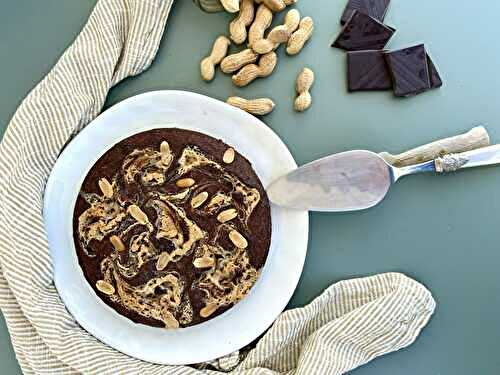 Brownie au chocolat et au beurre de cacahuète